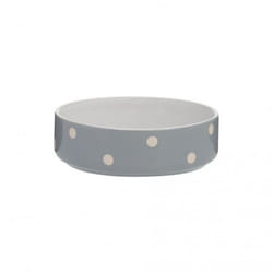 Mason Cash Dot Dog Bowl - 13cm, Grey