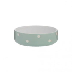 Mason Cash Dot Dog Bowl - 18cm, Sage