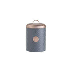 Typhoon Cookie and Biscuit Tin with Lid Steel Grey