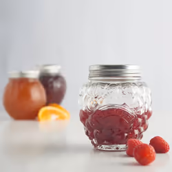 Kilner 0.4L Preserve Glass Jar Berry Fruit Design Airtight Screw Top Jam Storage