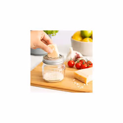 Glass Storage Jar with Fine Grater 250 ML