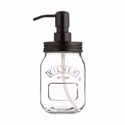 Liquid Soap & Lotion Dispenser 500ml, Black