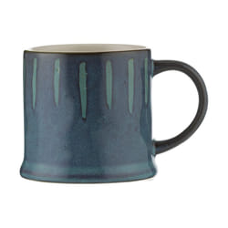 400ml Reactive Mug Blue Stoneware Coffee Hot Latte Cappuccino Drinking Mug