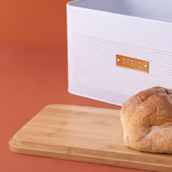 Typhoon Otto Square Bread Bin - White