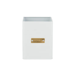 Typhoon Otto Square Utensil Pot - White