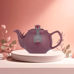 Price Kensington 2 Cup Stoneware Teapot Deep Magenta 450ml Non Drip