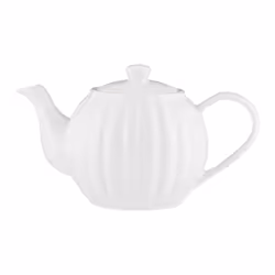 Price & Kensington 110 cl  Luxe 6 Cup Stoneware Teapot  White