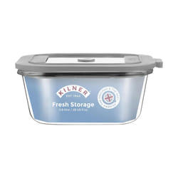 Kilner Fresh Storage Container Airtight Glass Leakproof Lid Food Leftovers 800ml