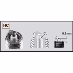 CHAMPION Spark plug RA6HC/OE083