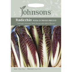 Johnsons Radicchio Seeds Rossa Di Treviso Precoce Deep Red Tasty Salad Leaves