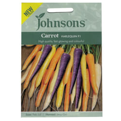 Johnsons Carrot Seeds Harlequin F1 Colourful Unusual Fast Growing