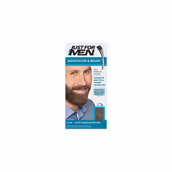 Just for Men Moustache & Beard Dye, Men's Facial Hair Colour, M30 âÃà Light Medium Brown