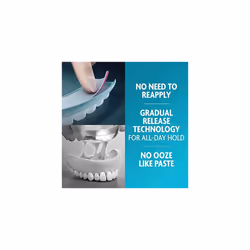 Denture Fixative Seals, Soft Adhesive Cushion, Last All Day, Protect Gums & Help Seal Out Food Particles, 30 Uppers