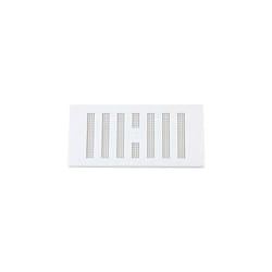 Map White Adjustable 'Hit & Miss' Vent (with Fixed Flyscreen) Opening Size: 6" x 3"  152 x 76mm [902-02]