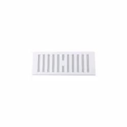 Map White Adjustable 'Hit & Miss' Vent (with Fixed Flyscreen) Opening Size: 9" x 3" - 229 x 76mm [903]