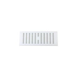 Map White Adjustable 'Hit & Miss' Vent (with Fixed Flyscreen) Opening Size: 9" x 3" - 229 x 76mm [903]