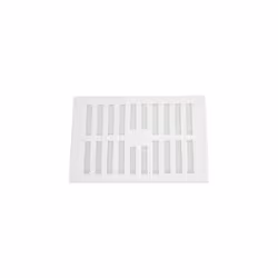Map White Adjustable 'Hit & Miss' Vent (with Fixed Flyscreen) Opening Size: 9" x 6" - 229 x 152mm [906]