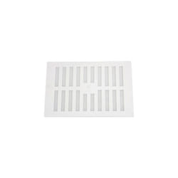 Map White Adjustable 'Hit & Miss' Vent (with Fixed Flyscreen) Opening Size: 9" x 6" - 229 x 152mm [906]