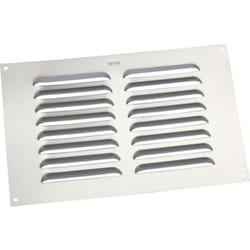 Map Louvred Aluminium Vents - Silver Opening Size: 9" x 6" - 229 x 152mm [956-31]
