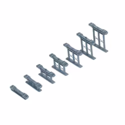 Hornby 00 Gauge Inclined Piers (Set of 7)