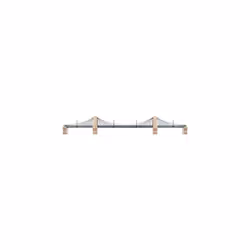 HORNBY R8008 Grand Suspension Bridge Kit