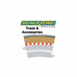 Scalextric Digital - Single Lane (R3 Curve border x 4)