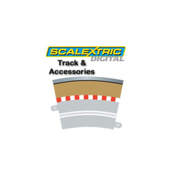 Scalextric Digital - Single Lane (R3 Curve border x 4)