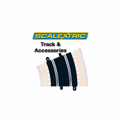 Scalextric Track - Radius 3 Curve 22.5o (2)(C153)