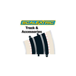 Scalextric Track - Radius 3 Curve 22.5o (2)(C153)
