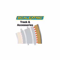 Scalextric Track - Radius 3 Outer Border/Barrier 22.5o