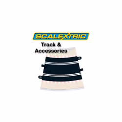 Scalextric Track - Radius 4 Curve 22.5o (2)