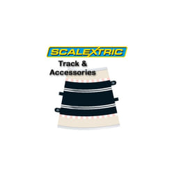 Scalextric Track - Radius 4 Curve 22.5o (2)