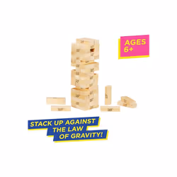 Hasbro Gaming Jenga Classic, Children's game that promotes reaction speed from 6 years