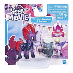 My Little Pony The Movie Friendship is Magic Tempest Shadow & Grubber action figures