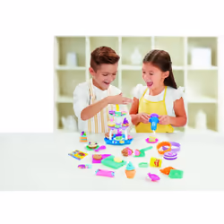 Kitchen Creations Bakery Creations Play Food Set with 8 Non-Toxic Colours, 57g Cans, Multicolor, One Size, (E2387EU5)