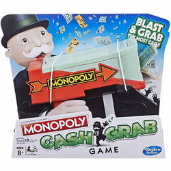 MONOPOLY E3037102 Cash Grab Game, Multi-Colour (New)