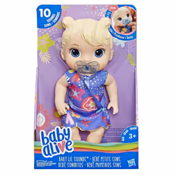 Hasbro Baby Lil Sounds Blonde Hair Baby Doll