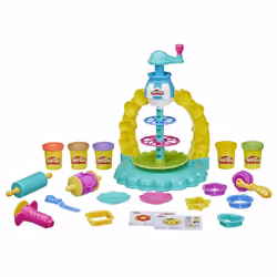 Hasbro Play-Doh Kitchen Creations Sprinkle Cookie Surprise Set with 5 Non-Toxic Colors, Modeling dough, Multicolour, Child, 5 ...