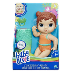 Baby Alive E5851 Lil Splashes Mermaid Brown Hair