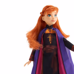 Disney Frozen 2 Anna Fashion Doll With Long Red Hair and Outfit