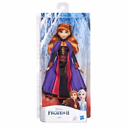 Disney Frozen 2 Anna Fashion Doll With Long Red Hair and Outfit