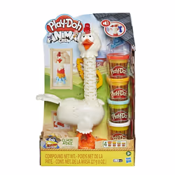 Play-Doh Animal Crew Cluck-a-Dee Feather Fun Chicken