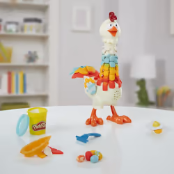 Play-Doh Animal Crew Cluck-a-Dee Feather Fun Chicken - Additional view 4