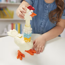 Play-Doh Animal Crew Cluck-a-Dee Feather Fun Chicken - Additional view 7