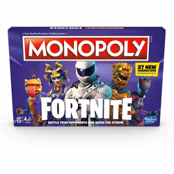 Hasbro Gaming Monopoly: Fortnite Edition Board Game Inspired By Fortnite Video Game Ages 13 and up