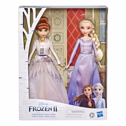 Hasbro Frozen 2 - Anna & Elsa, Fashion doll, Female, 3 yr(s), Girl, Multicolour
