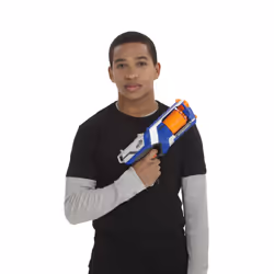 Strongarm Nerf N-Strike Elite Toy Blaster with Rotating Barrel, Slam Fire, and 6 Official Nerf Elite Darts for Kids, Teens, and Adults - Amazon