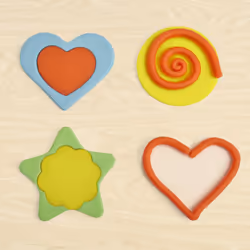 Play-Doh - Fun Shapes  Multicoloured
