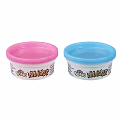 Play-Doh Krackle Slime Pink & Light Orange 2 Pack of Slime Compound with Beads for Kids 3 Years & Up