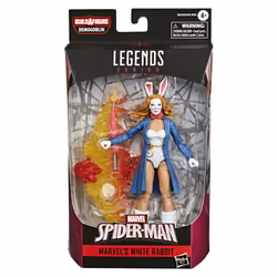 Marvel Spider-Man Legends White Rabbit 15cm with Build-A-Figure Pieces